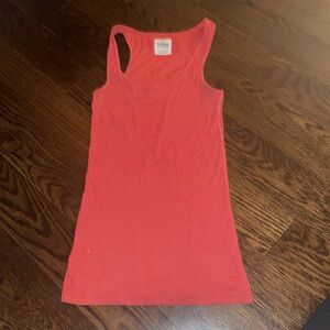 ♡PINK ribbed tank top size M (vintage)
